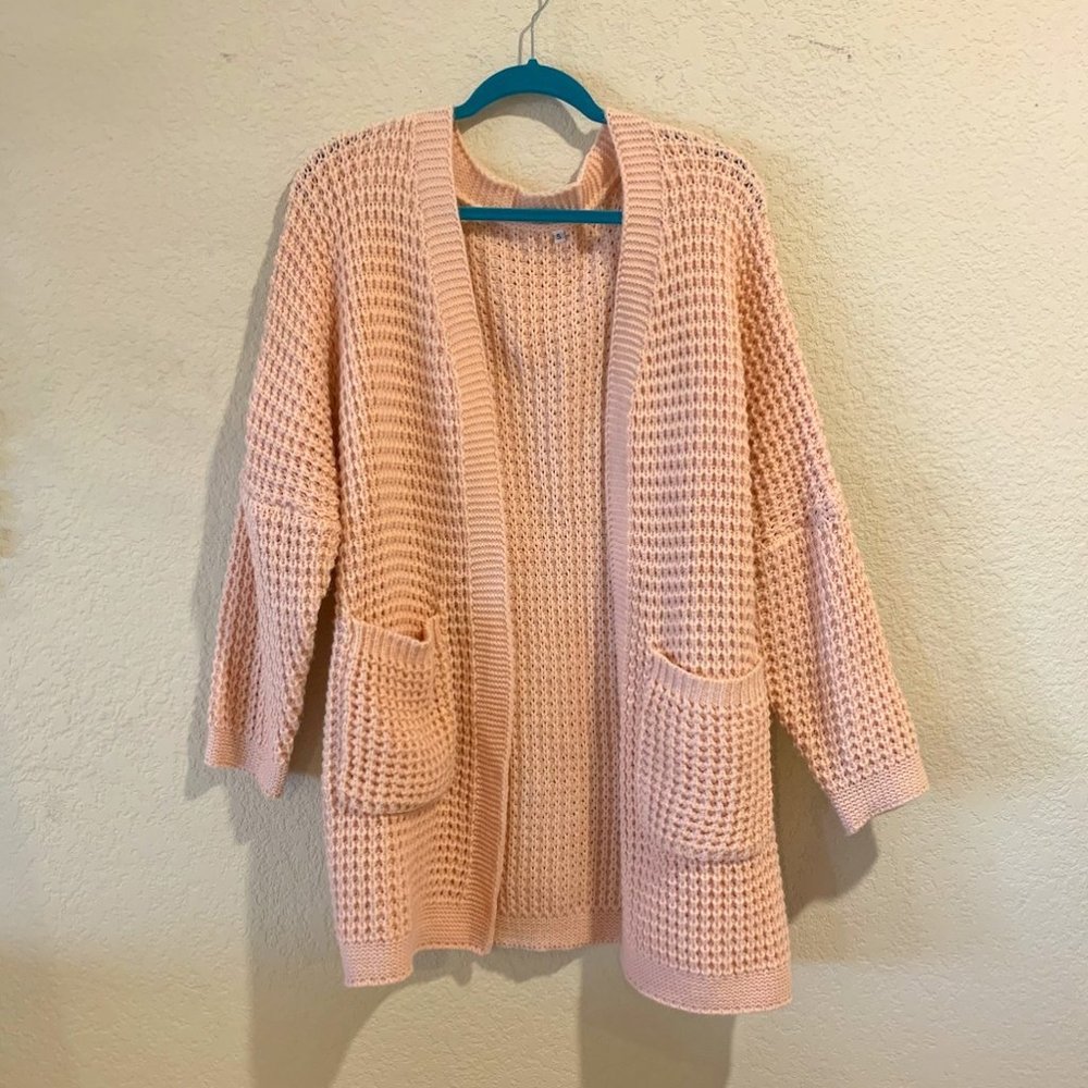Chunky Knit Cardigan Sweater